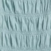Top per bambini con collo quadrato e smock