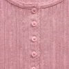 Top pigiama GAP × Summer Fridays con collo Henley a maglia pointelle