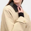 Trench oversize in twill