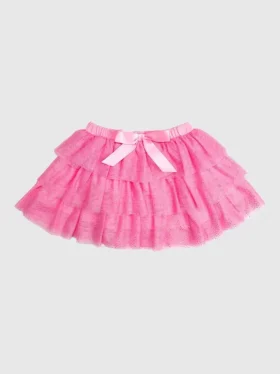 Tutù a balze con fiocco color lampone Sweet Wink