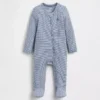 Tutina con piedini a righe Tinyrib della linea Baby First Favorites
