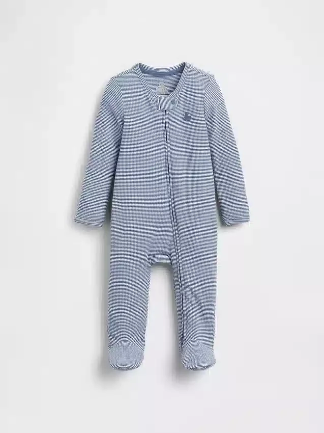 Tutina con piedini a righe Tinyrib della linea Baby First Favorites