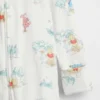 Tutina con piedini in cotone biologico Winnie the Pooh per neonati