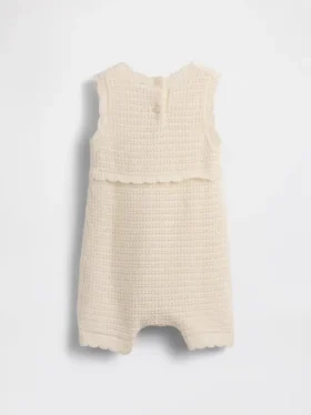 Tutina corta all’uncinetto Baby Ice Cream