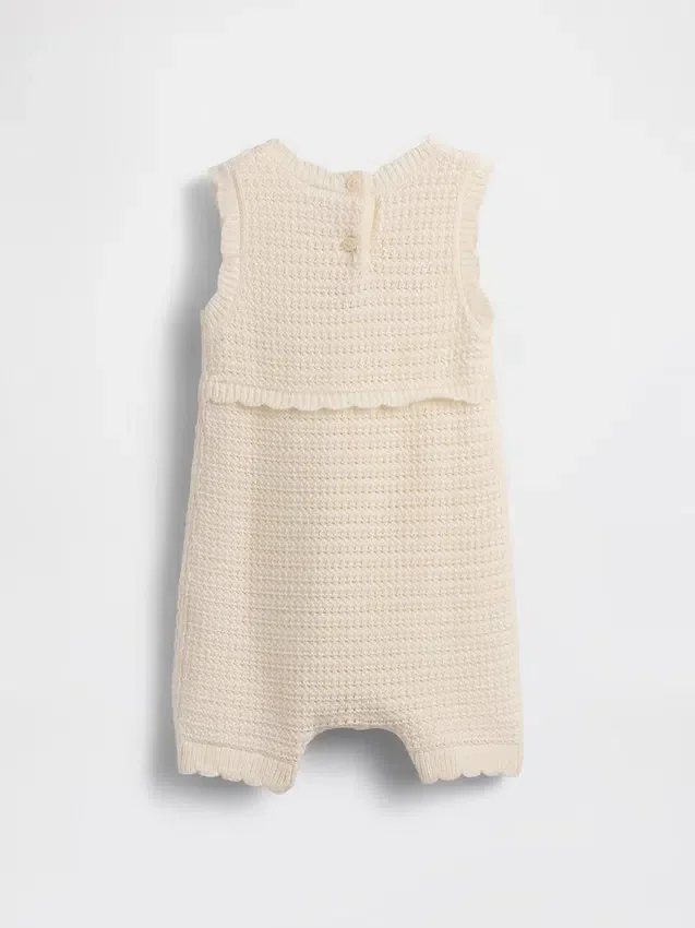 Tutina corta all’uncinetto Baby Ice Cream