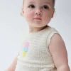 Tutina corta all’uncinetto Baby Ice Cream