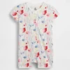Tutina corta in cotone biologico "Baby First Favorites"
