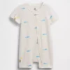 Tutina corta in cotone biologico "Baby First Favorites"