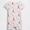 Tutina corta in cotone biologico "Baby First Favorites"