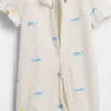 Tutina corta in cotone biologico "Baby First Favorites"