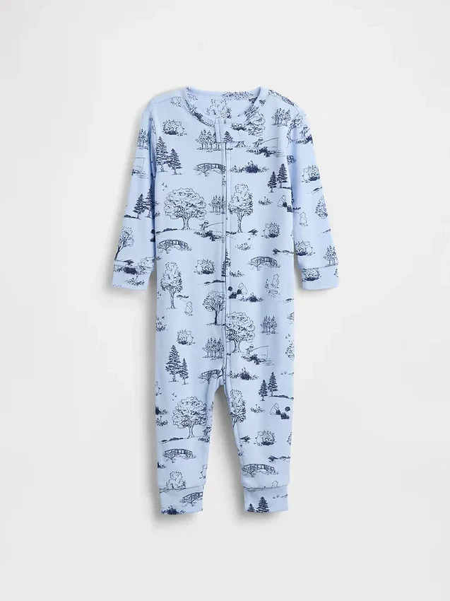 Tutina per neonati Winnie the Pooh in cotone biologico