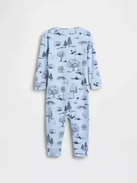 Tutina per neonati Winnie the Pooh in cotone biologico