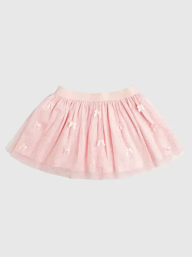 Tutu con fiocchi rosa cipria “Sweet Wink”