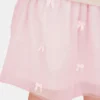 Tutu con fiocchi rosa cipria “Sweet Wink”