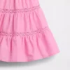 Vestito a balze con bordi in pizzo per neonato & bebè