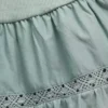 Vestito a balze con bordi in pizzo per neonato & bebè