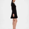 Vestito a corpetto con scollo a cuore in maglia doppia