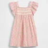 Vestito a fiori con maniche svolazzanti per neonato & bebè