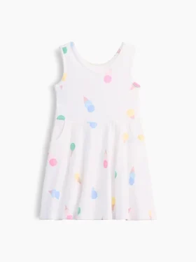 Vestito a girandola senza maniche mix & match per Neonato & Bebè