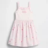 Vestito a grembiule in tessuti misti per neonato & bebè