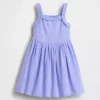 Vestito a grembiule in tessuti misti per neonato & bebè