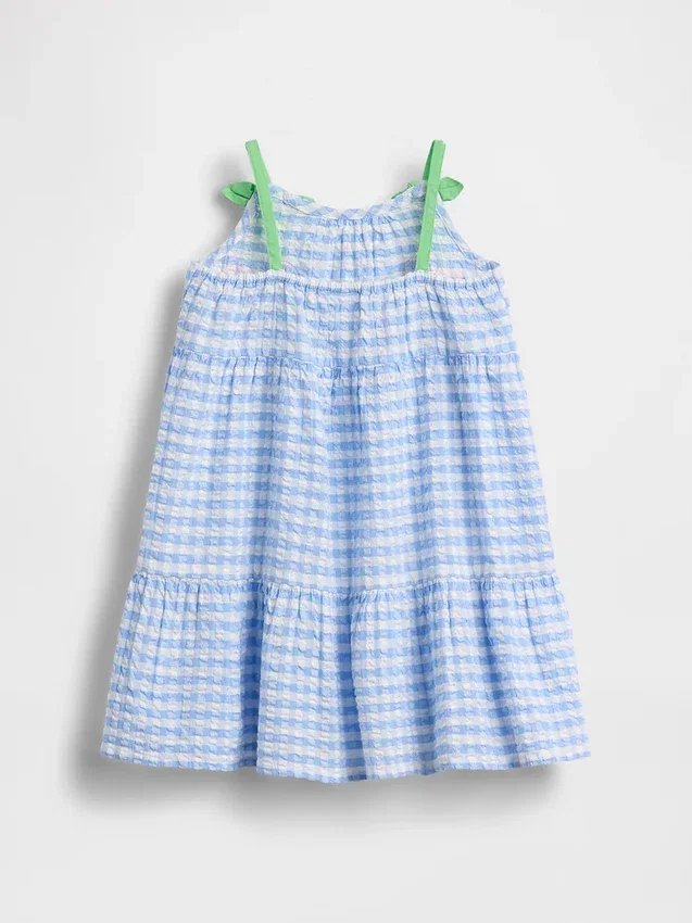 Vestito a quadretti con ciliegie per neonato & bebè