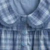Vestito a quadri con colletto per neonati