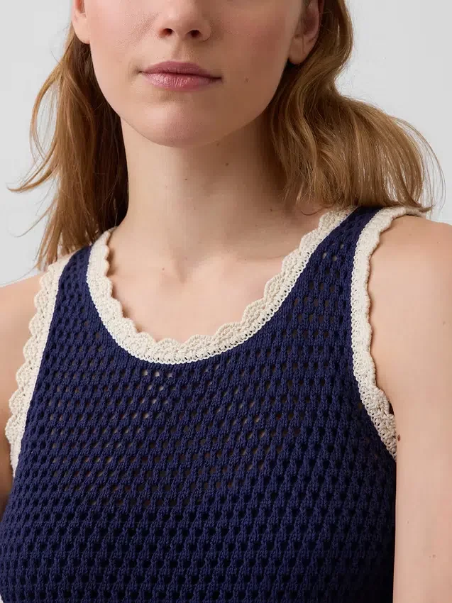 Vestito all’uncinetto 100% cotone