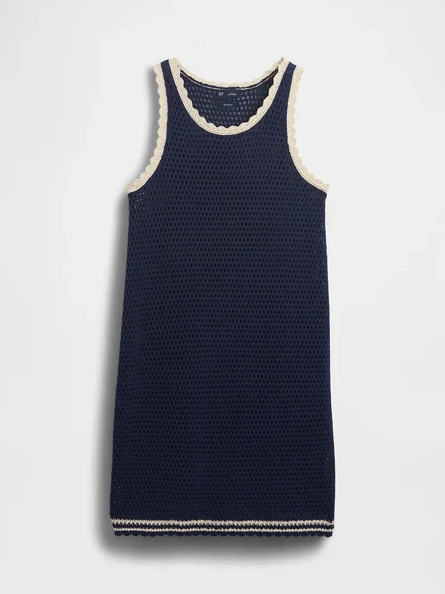 Vestito all’uncinetto 100% cotone