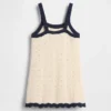 Vestito canotta all’uncinetto per bambini
