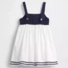 Vestito canotta in stile marinaro per neonato & bebè