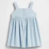 Vestito con fiocco in denim per neonato & bebè