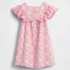 Vestito con volant a fiori per neonato & bebè