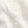 Vestito da bambina con maniche svolazzanti e bordi in pizzo
