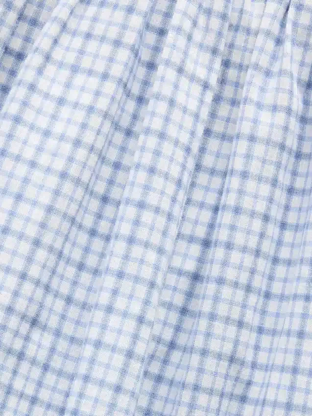 Vestito da bambina con stampa e smock