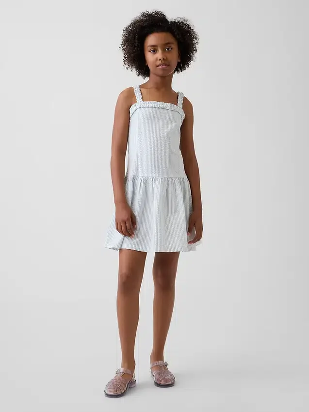 Vestito da bambina con vita bassa