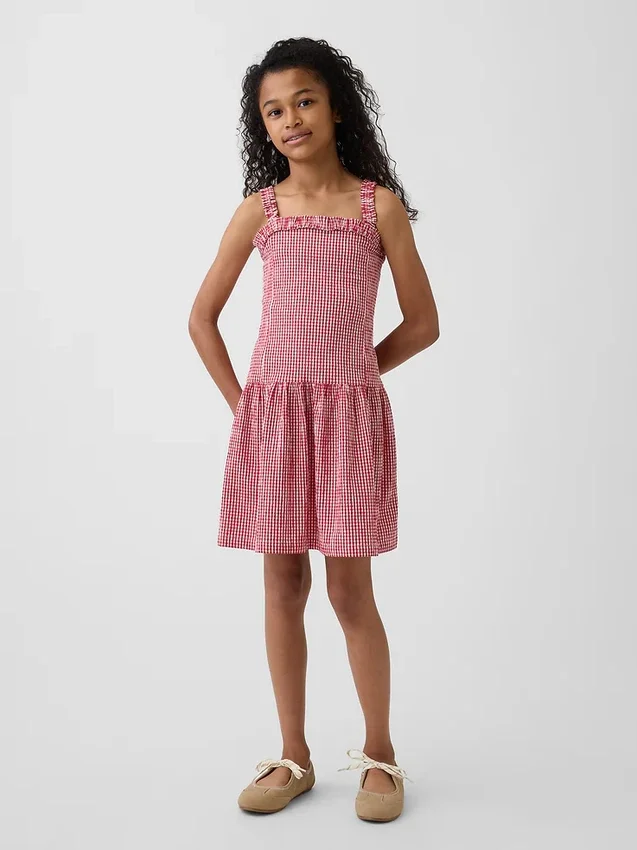 Vestito da bambina con vita bassa