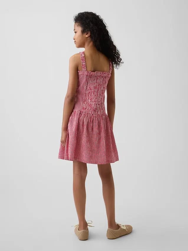 Vestito da bambina con vita bassa