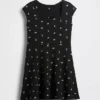 Vestito da bambina in jersey con scollo quadrato
