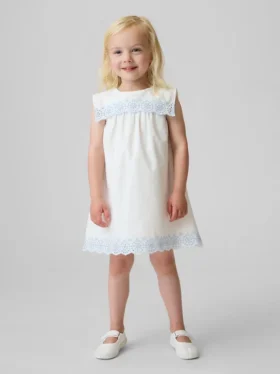 Vestito da marinaretta con occhielli per neonato & bebè