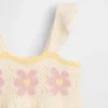 Vestito da neonato con fiori all’uncinetto