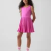 Vestito da tennis a pieghe per bambina