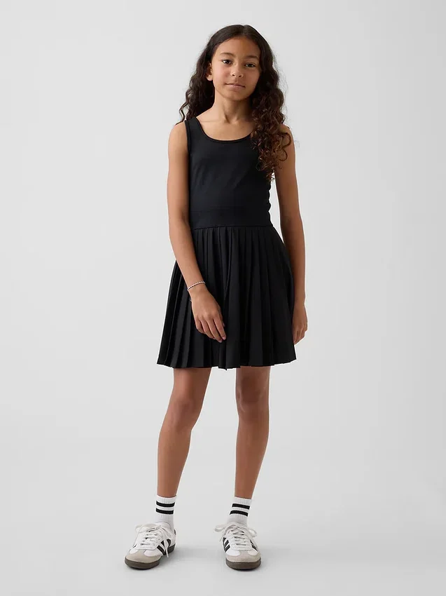 Vestito da tennis a pieghe per bambina