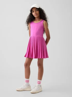 Vestito da tennis a pieghe per bambina