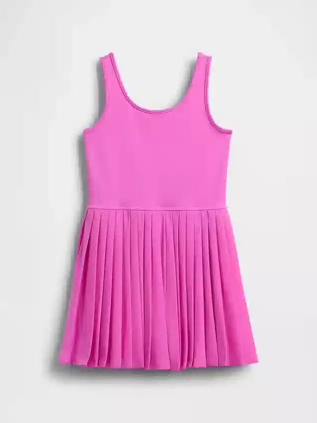 Vestito da tennis a pieghe per bambina