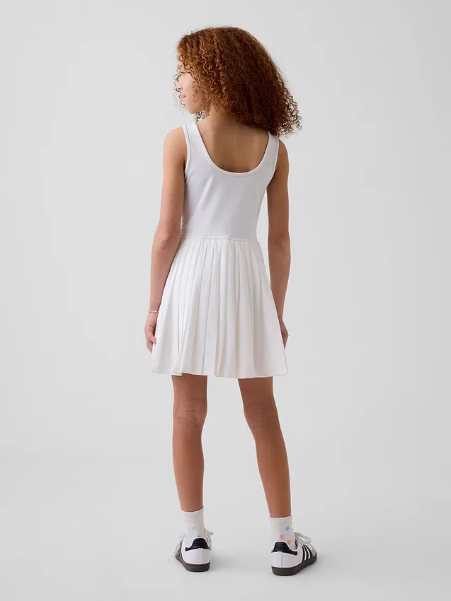 Vestito da tennis a pieghe per bambina