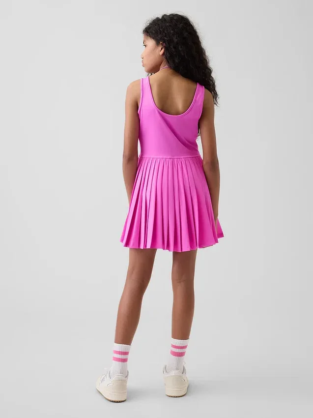 Vestito da tennis a pieghe per bambina