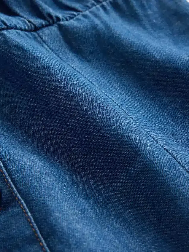 Vestito in denim a vita bassa per bambini