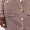Vestito in maglia a coste CashSoft con tasche