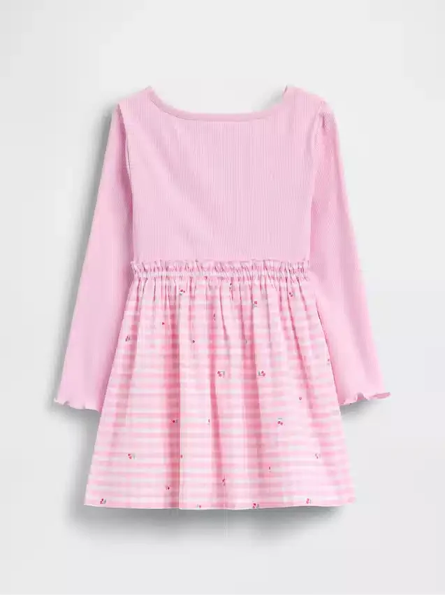 Vestito in tessuti misti per neonato & bebè